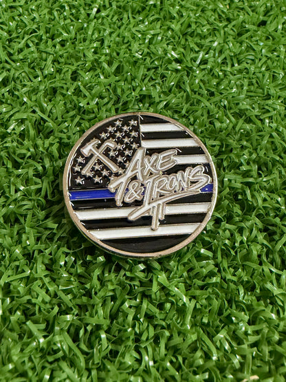 Thin Blue Line Ball Marker