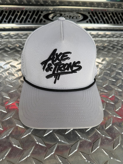 Graffiti Rope Hat - Gray / Black