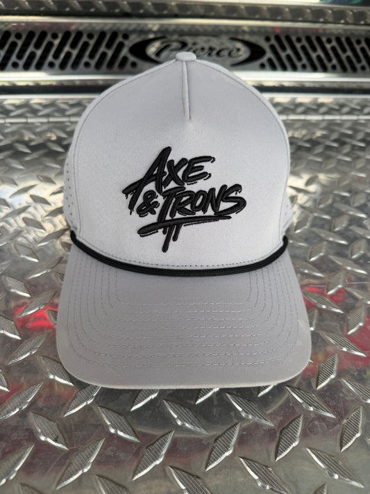 Graffiti Rope Hat - Gray / Black